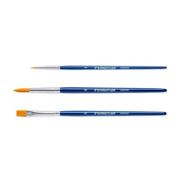 Imagem de Kit De Pincéis Para Aquarela Staedtler Com 3 Peças