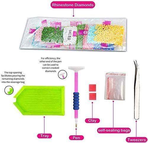 Imagem de Kit de pintura de diamante FILASLFT Stitch com acessórios 30