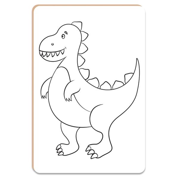 Imagem de Kit De Pintura Dinossauro Infantil Educativo Colorir Pintar - Nig Brinquedos