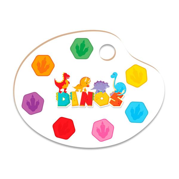 Kit De Pintura Dinossauro Infantil Educativo Colorir Pintar - Nig Brinquedos Imagem de Kit De Pintura Dinossauro Infantil Educativo Colorir Pintar - Nig Brinquedos