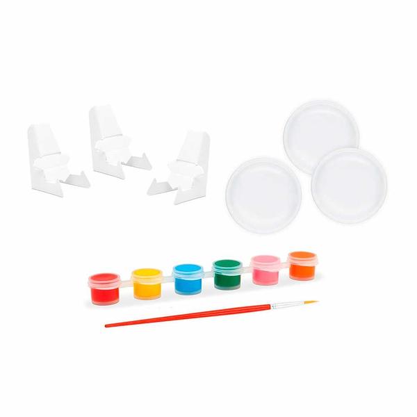 Imagem de Kit de Pintura Infantil - Art e Craft Cerâmica - Pratinhos - Zoop Toys