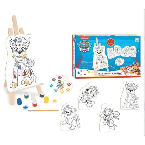 Imagem de Kit de Pintura Infantil Patrulha Canina Nig Brinquedos