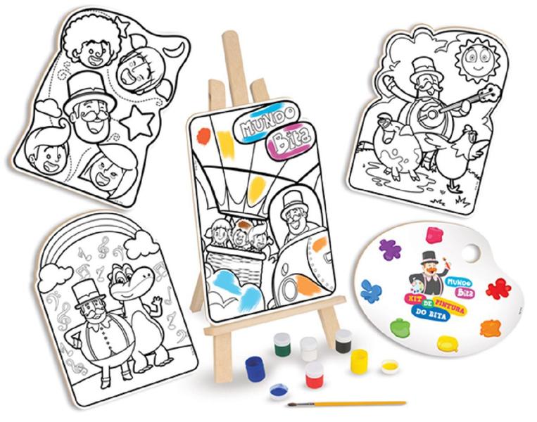Imagem de Kit De Pintura O Mundo Bita - NIG Brinquedos