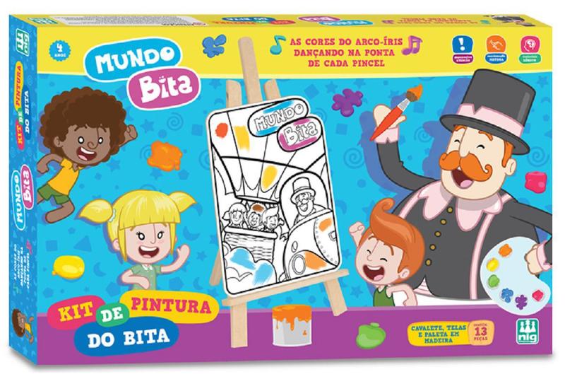 Imagem de Kit De Pintura O Mundo Bita - NIG Brinquedos