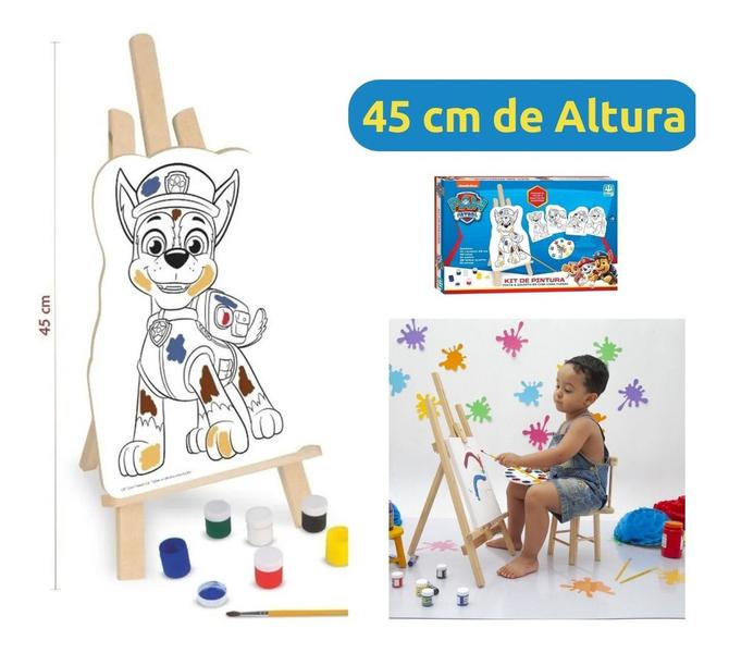 Imagem de Kit De Pintura Patrulha Canina Lançamento Nig Brinquedo Full