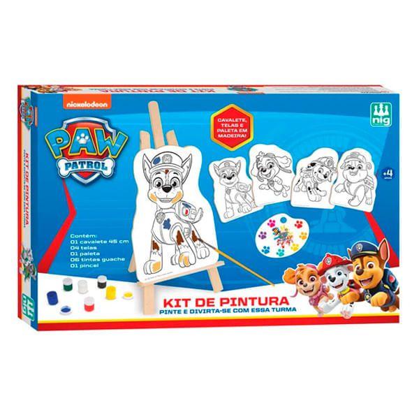 Kit de Pintura Patrulha Canina - Nig Brinquedos NIG Imagem de Kit de Pintura Patrulha Canina - Nig Brinquedos NIG