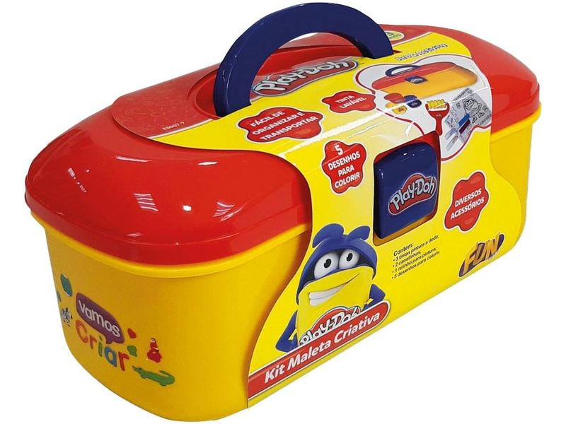 Imagem de Kit de Pintura Play Doh Maleta Criativa