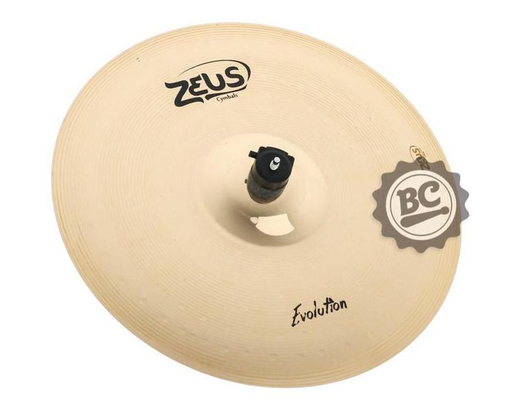 Imagem de Kit de Pratos Zeus Evolution Set D com Chimbal 14, Crashes 16 e 18, Ride 20 e Bag em Bronze B10