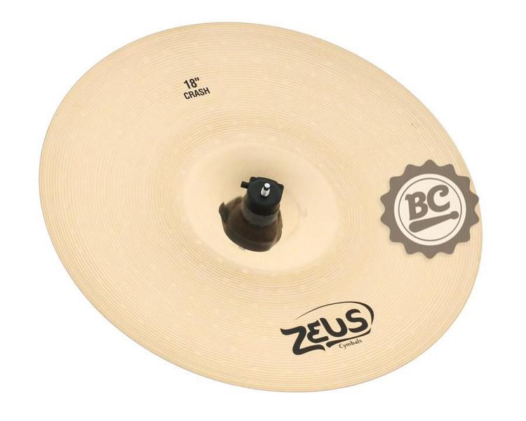 Imagem de Kit de Pratos Zeus Evolution Set D com Chimbal 14, Crashes 16 e 18, Ride 20 e Bag em Bronze B10