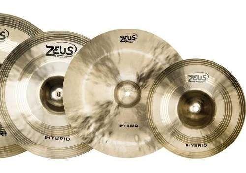 Kit De Pratos Zeus Hybrid Set E 10 14 16 18 20 + Bag Imagem de Kit De Pratos Zeus Hybrid Set E 10 14 16 18 20 + Bag