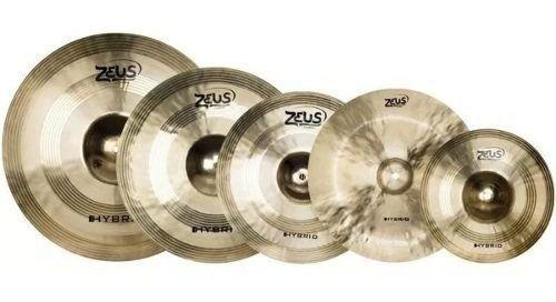 Kit De Pratos Zeus Hybrid Set E 10 14 16 18 20 + Bag Imagem de Kit De Pratos Zeus Hybrid Set E 10 14 16 18 20 + Bag