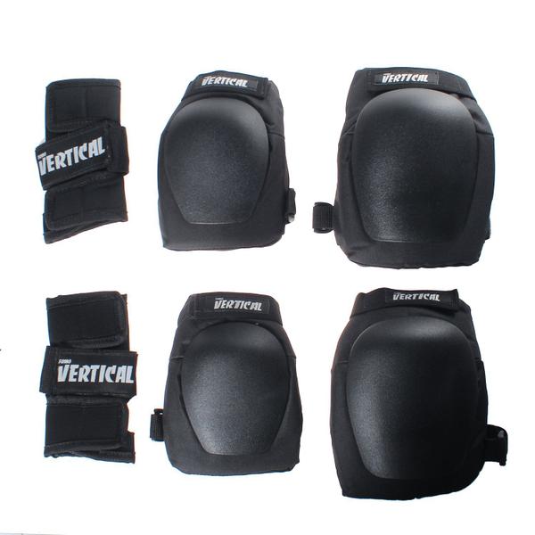 Imagem de Kit de Proteção Fomo Vertical Infantil com Wrist Guard Preto