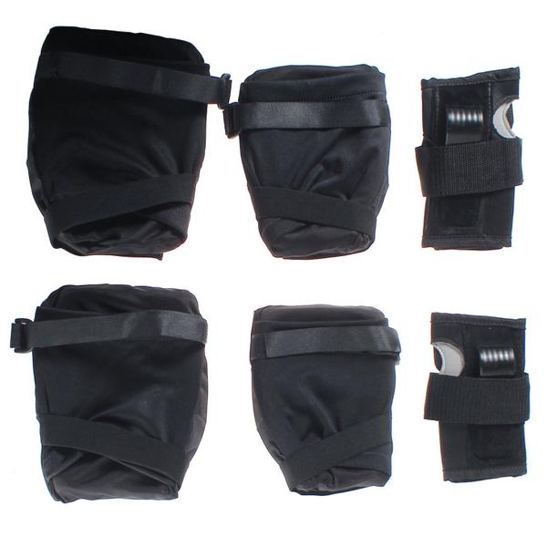 Imagem de Kit de Proteção Fomo Vertical Infantil com Wrist Guard Preto