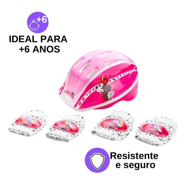 Imagem de Kit De Proteção Minnie Infantil Multikids - Br1162