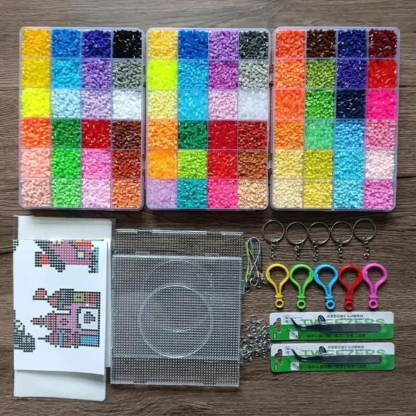 Imagem de Kit de Puzzle 3D Pixel Art para Crianças - 26/5mm - Contas de Ferro Fundido para Decoração DIY