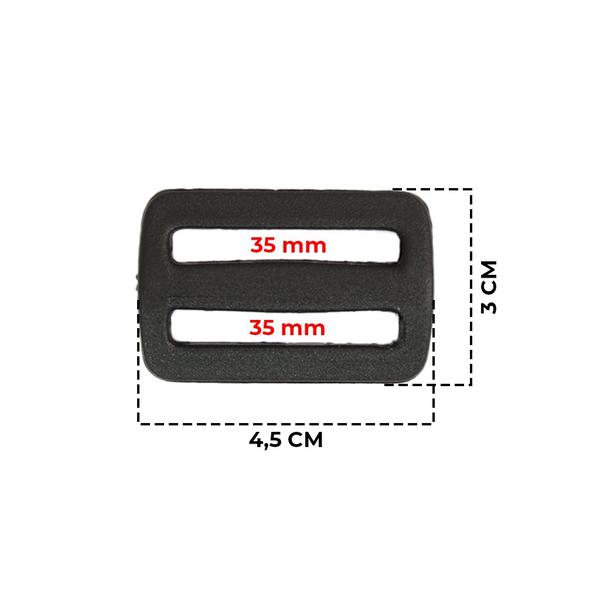 Imagem de Kit De Reguladores Para Alça De Mochilas Fita 35mm Com 10 Unidades