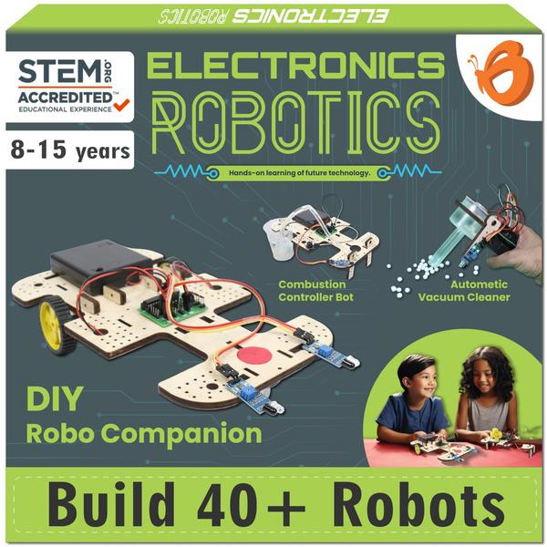 Imagem de Kit de robótica STEM Butterfly EduFields 40 em 1 para crianças de 8 a 12 anos 