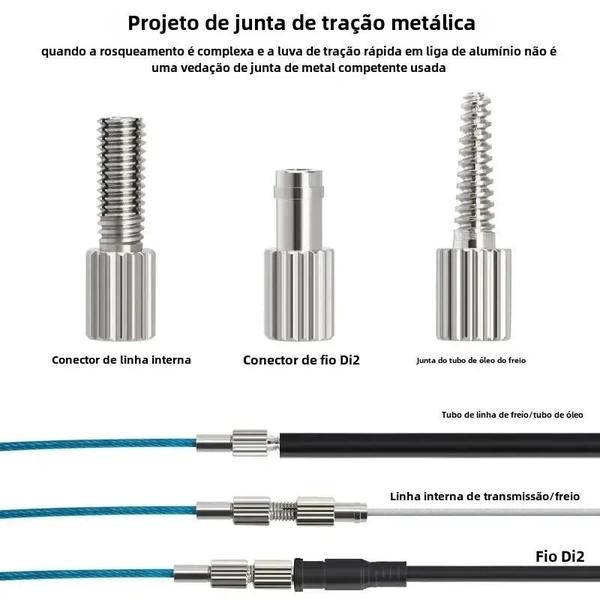 Imagem de Kit de Roteamento Interno de Cabos para Bicicleta - Estrada e Montanha