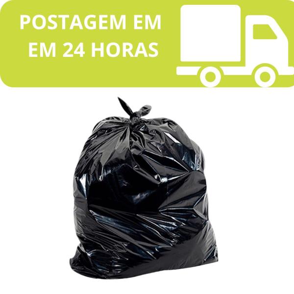 Imagem de Kit de Sacos de Lixo 100 Unidades - Opções 15L, 30L, 50L e 100L