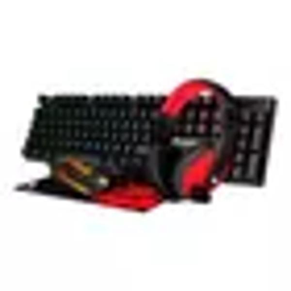 Imagem de Kit de teclado e mouse gamer Evolut EG-51 cor preto