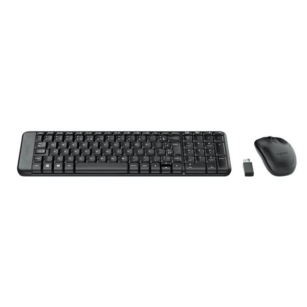 Imagem de Kit De Teclado E Mouse Sem Fio Logitech Mk220 Português Brasil