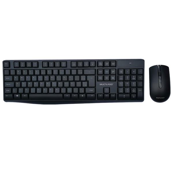 Imagem de Kit de Teclado e Mouse Sem Fio Multimídia 2.4Ghz 1600dpi Usb TC270