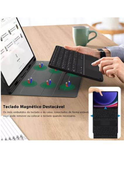 Imagem de Kit De Teclado Mouse Caneta Para galaxy Tab A9 Plus 11''