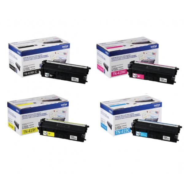 Kit de Toner TN419 419 P/ HL-L8360CDW MFC-L8610CDW MFC-L8900CDW MFC-L9570CDW - Brother Imagem de Kit de Toner TN419 419 P/ HL-L8360CDW MFC-L8610CDW MFC-L8900CDW MFC-L9570CDW