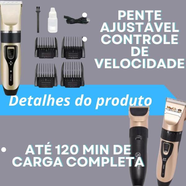 Imagem de Kit De Tosa Pet Com 4 Pentes Variáveis