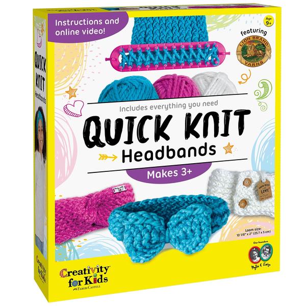 Imagem de Kit de tricô Creativity para crianças Quick Knit Headband Kids