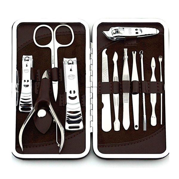 Imagem de Kit de Unhas Profissional Completo com 12 Peças Multiuso