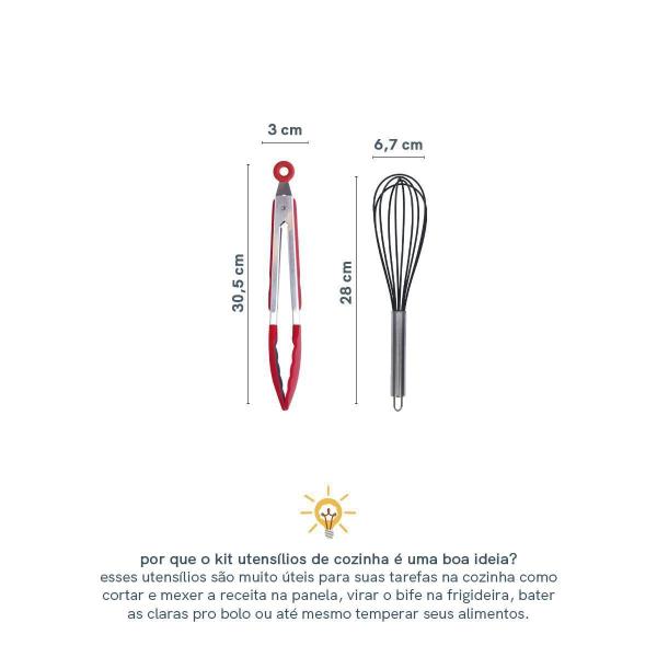 Imagem de Kit De Utensílios De Cozinha 10 Peças - Oikos