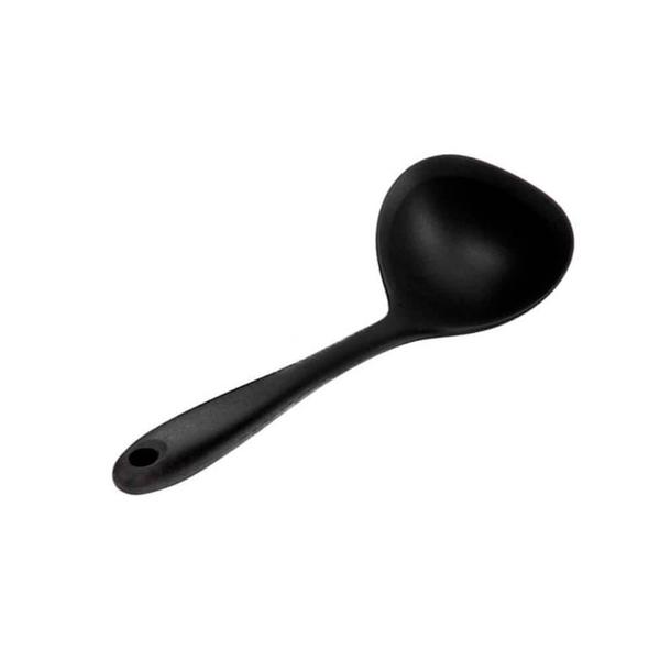 Imagem de Kit de Utensílios de Cozinha de Silicone Vegas Preto 4 peças - Casambiente