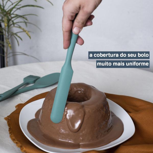 Imagem de Kit de Utensílios de Silicone C/ 8 Pçs Vd Escuro - Oikos