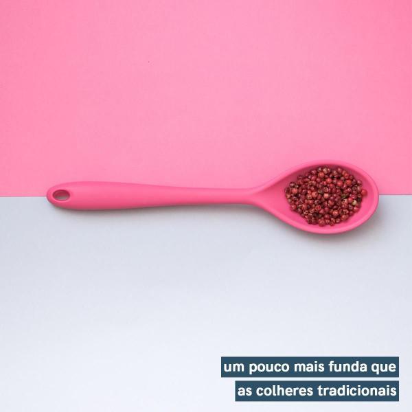 Imagem de Kit De Utensílios De Silicone Com 7 Peças Rosa - Oikos