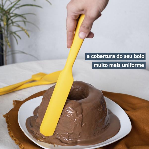 Imagem de Kit de Utensílios de Silicone com 8 Peças Amarelo - Oikos