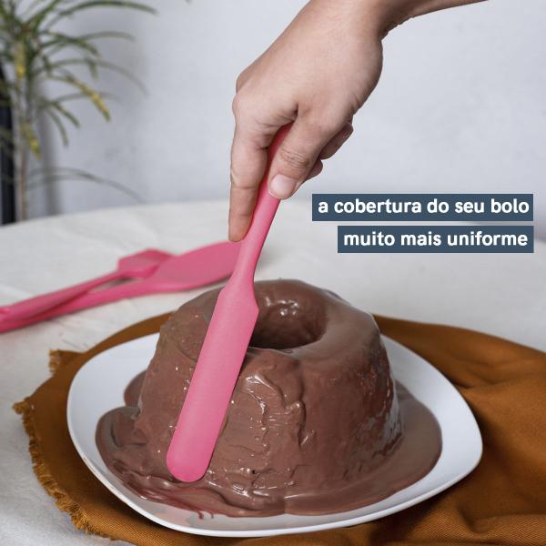 Imagem de Kit de Utensílios de Silicone com 8 Peças Rosa - Oikos