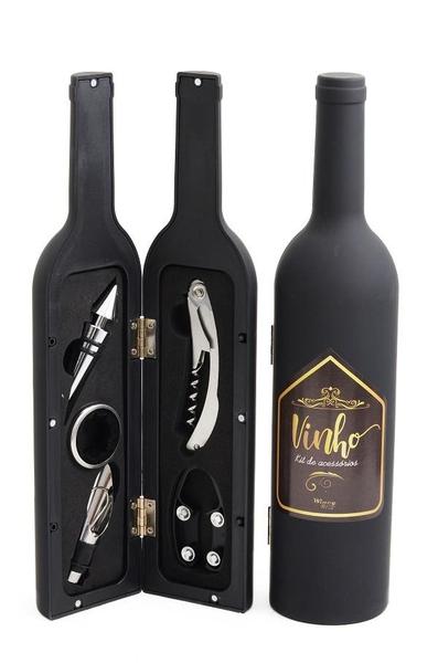 Imagem de Kit de Utensílios para Vinho com 5 Peças em Inox