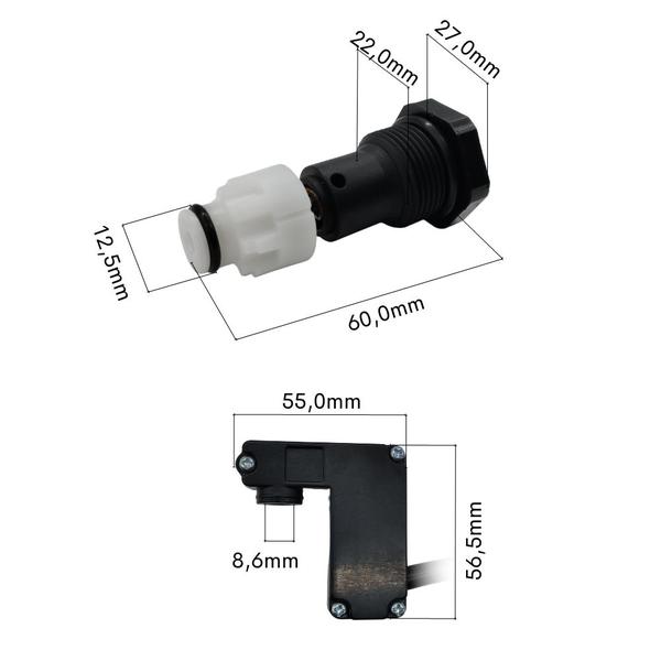 Imagem de Kit de Válvulas e Reparos com By Pass Compatível com Lavadora Karcher K5 Power Control Nova Kopp