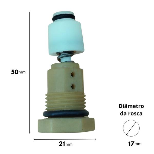 Imagem de Kit de Válvulas e Reparos com By Pass Compatível com Lavajato WAP Eco Fit 2200 FW005794