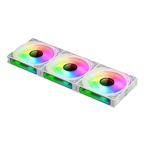 Imagem de Kit de Ventilador de Resfriamento RGB 3 em 1 - Sem Fio - 800-1800 RPM - Iluminação 360°