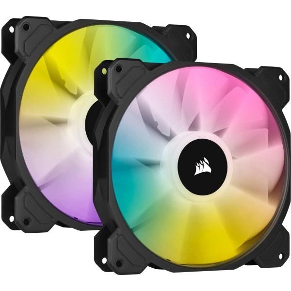 Imagem de Kit de ventiladores Corsair iCUE SP140 RGB Elite Performance 140 mm