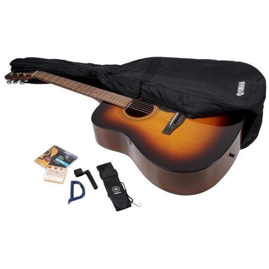 Kit de Violão Acústico Yamaha F310P TBS + Capa + Acessórios Imagem de Kit de Violão Acústico Yamaha F310P TBS + Capa + Acessórios