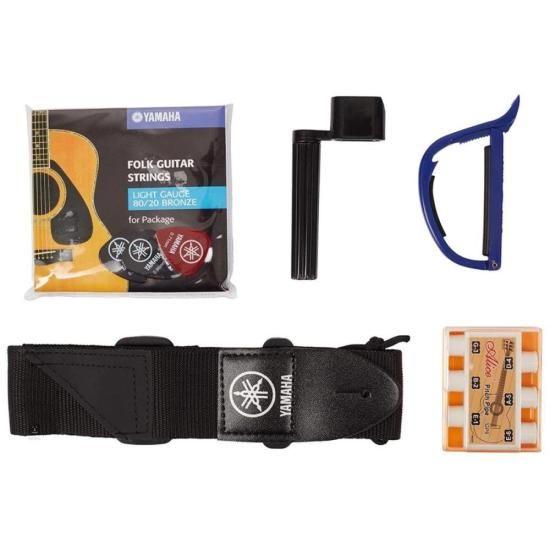Kit de Violão Acústico Yamaha F310P TBS + Capa + Acessórios Imagem de Kit de Violão Acústico Yamaha F310P TBS + Capa + Acessórios