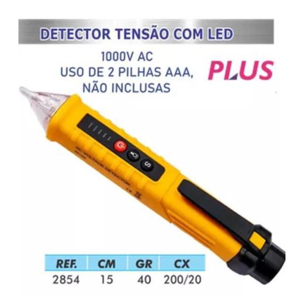 Imagem de Kit Decapador Fio Eletricista Profissional E Caneta Medidor Sonora Luz Tensão