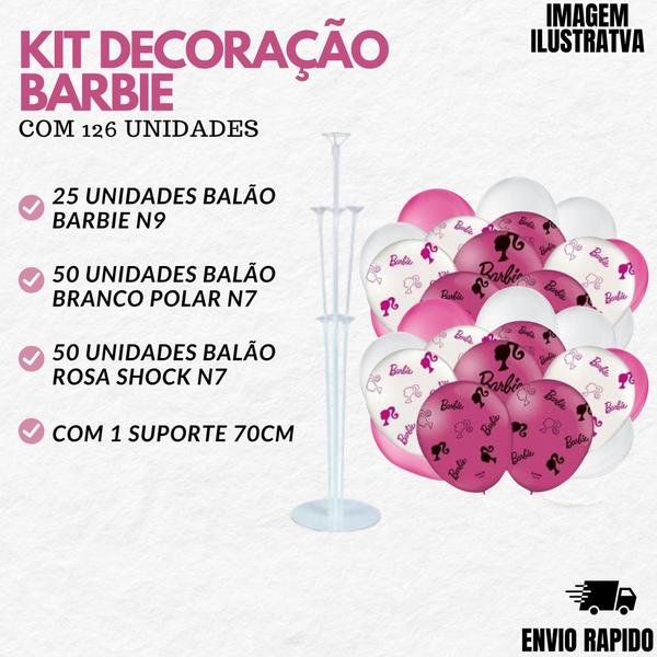 Imagem de Kit Decoração Completo Da Barbie Festa Aniversario