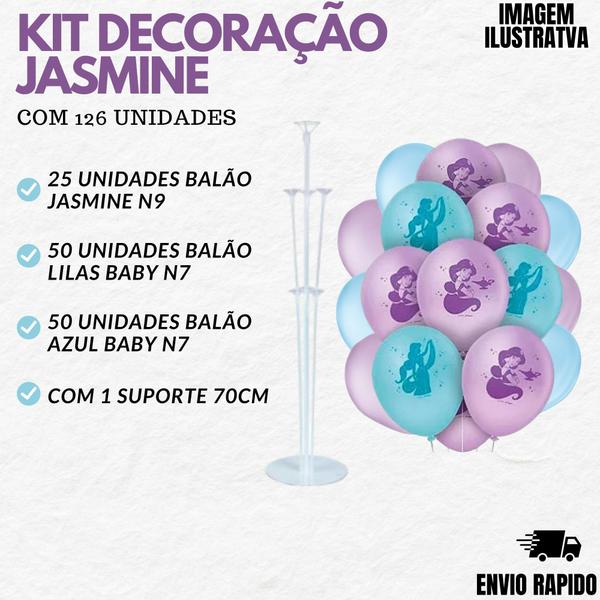 Imagem de Kit Decoração Completo Da Jasmine Festa Aniversario