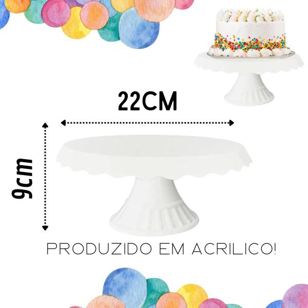 Imagem de Kit Decoração De Mesa Boleira Slim Vaso Decorativo Flores Bandeja Quadrada Luxo