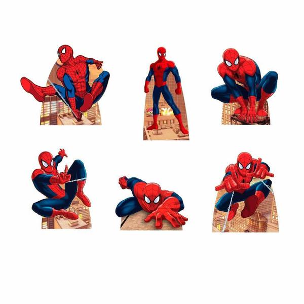 Imagem de Kit Decoração Festa Homem Aranha Super Herói Aranhaverso