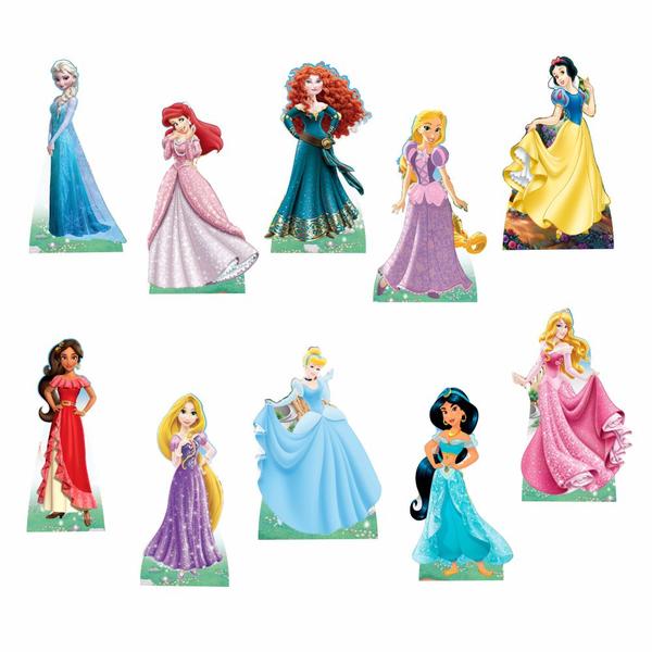 Imagem de Kit Decoração Festa Princesas da Disney Ariel Cinderela Bela